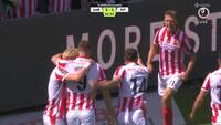 Drømme-assist fra Jørgensen: Helenius sender AaB på 2-1