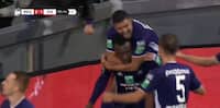 Scorer sit første mål for Anderlecht: Her bliver Sanneh matchvinder i belgisk brag