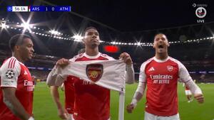 Gabriel stanger Arsenal på 1-0 mod Atletico