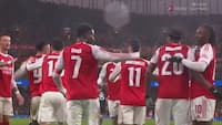 Se målene: Arsenal scorer fire i vild FA Cup-halvleg