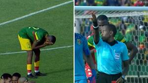 Skidt dag på kontoret! Mali-spiller scorer selvmål og får kontroversielt rødt kort på fem minutter
