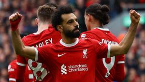 Salah drives Liverpool 2-1 in front of Brighton