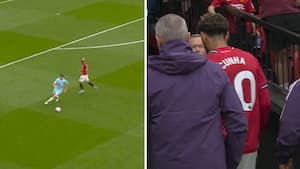 Trist for United: Cunha går skadet fra banen