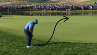 Perfektion: Højgaards makker med vanvittigt putt i Ryder Cup