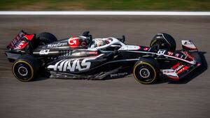 Kom med Magnussen rundt på banen i den nye Haas-racer