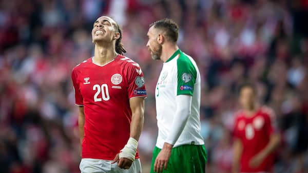 Danmark skuffer med 1-1 mod Irland i Parken