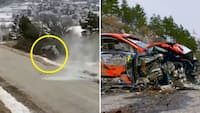 Et mirakel: Rally-kørere stiger selv ud og går fra stedet efter utrolig ulykke