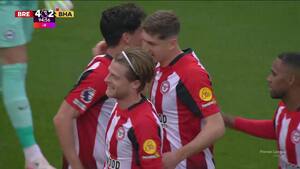 Nørgaard pander Brentford på 4-2