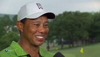 Tiger Woods akkurat videre ved PGA Championship: 'Jeg måtte slide for det'