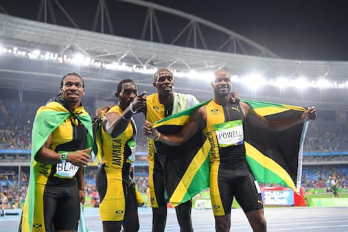 Jamaica og Bolt tager OL-guld i 4 x 100 meter