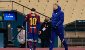 Koeman forsvarer Messi efter stjernens første røde kort