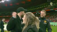Eriksen jubler med United-holdkammerater efter finalesejren