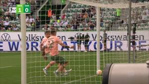 Stage-assist og Wind-konkurrent på tavlen: Se de tre mål fra første halvleg af Wolfsburg-Werder Bremen