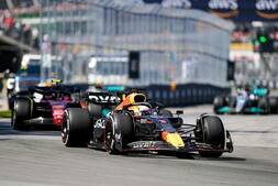 Magnussen-nedtur, Tsunoda-crash og overlegen Verstappen - se alt det bedste fra Canadas Grand Prix