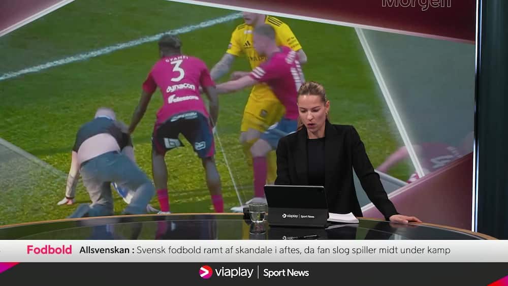 Skandale: Tilskuer angriber fodboldspiller i svensk ligakamp