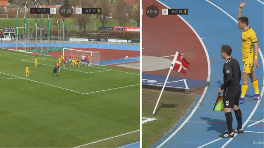 Horsens udligner på direkte hjørnespark