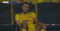 Zagreb-spiller græder på bænken efter tidlig udskiftning