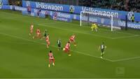Klasseassist fra Eriksen: Wolfsburg foran 3-0 mod Union