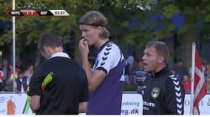 Da teenage-Tingager var amatør og angriber mod Brøndby
