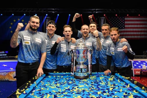 Team Europe tog en klar sejr over Team USA i årets Mosconi Cup