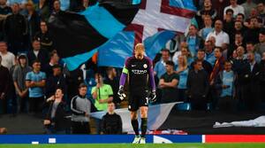 Flot farvel: Manchester Citys fans hylder Joe Hart for 10 gode år