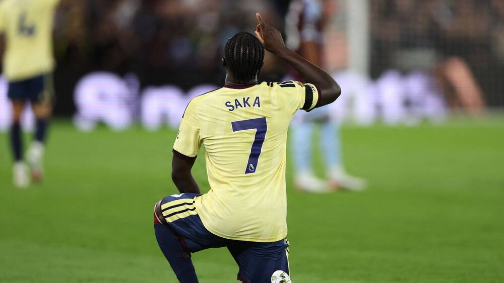 Sakas sejrsmål holder solide Arsenal i sporet
