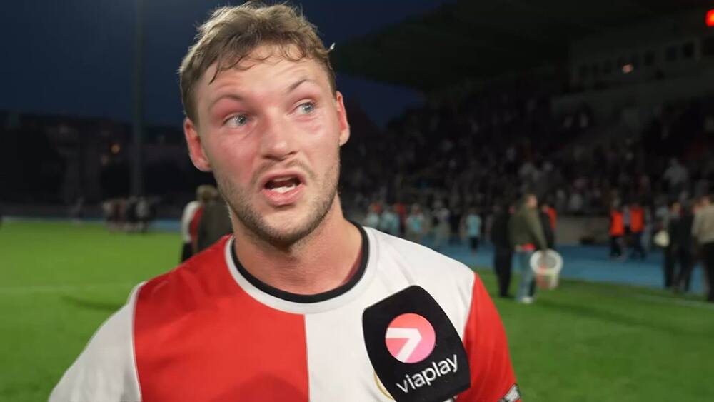 Efter pokalscoring: 'Skal over og have en Skjold-pølse'