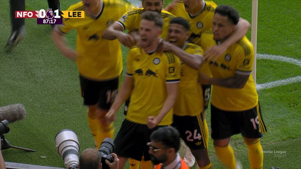Vild jubel i Leeds: Frisparksdrøn sikrer sejren
