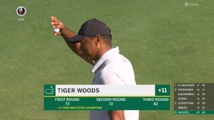 Tiger Woods går karrierens værste majorrunde