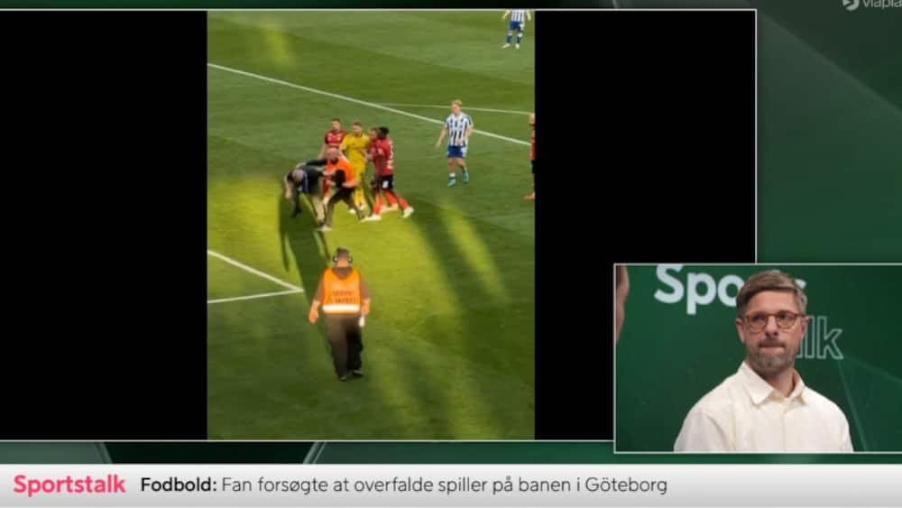 Baneløber i Sverige: 'Havde været fint at afblæse kampen'