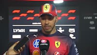 Første Ferrari-podie for Hamilton: 'Jeg skal stadig vænne mig til bilen'