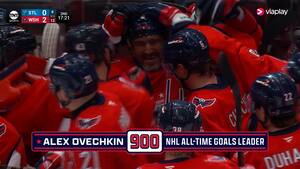 Vild milepæl: Ovechkin laver sin 900. scoring i NHL