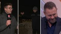 Boldsen i grineflip: Reporter sendt væk af vagt på direkte tv - 'det er en katastrofe'