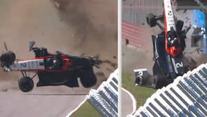 Uhyggeligt crash i IndyNXT