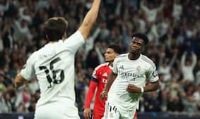 Jubel på Bernabéu: Banker Real på 1-1