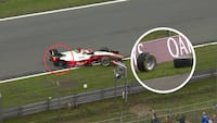Vesti taber begge baghjul i bizar Formel 2-fadæse