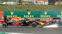 6 år siden: Vettel og Verstappens crash på Silverstone