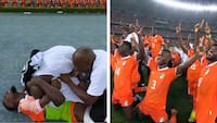 AFCON-mestre: Se Elfenbenskystens vilde jubel ved slutfløjt