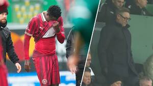 Tårevædet Franculino skadet - Steinlein forlader stadion