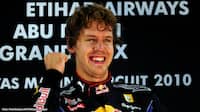 Da Vettel vandt dramatisk VM-kamp mellem fire kørere