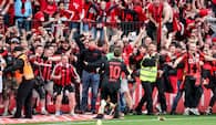 Leverkusen sikrer sig mesterskabet i vild målfest