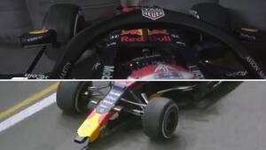 'Så er der souvenirs til marshalls' - Da Albon smed snuden på Red Bull-raceren i Singapore