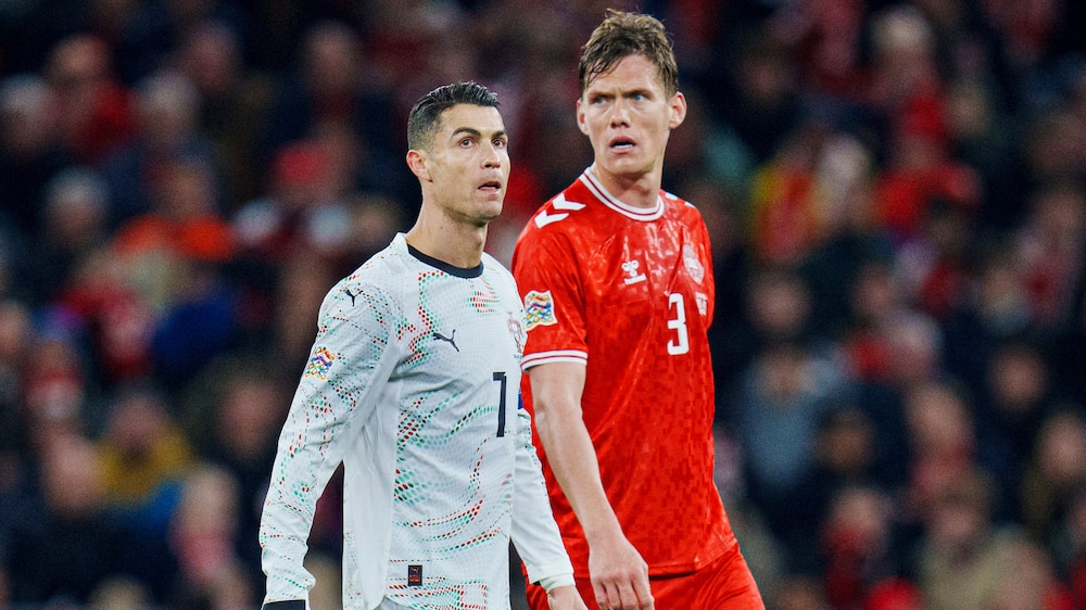 Ronaldo fortsætter på landsholdet og skal møde Danmark