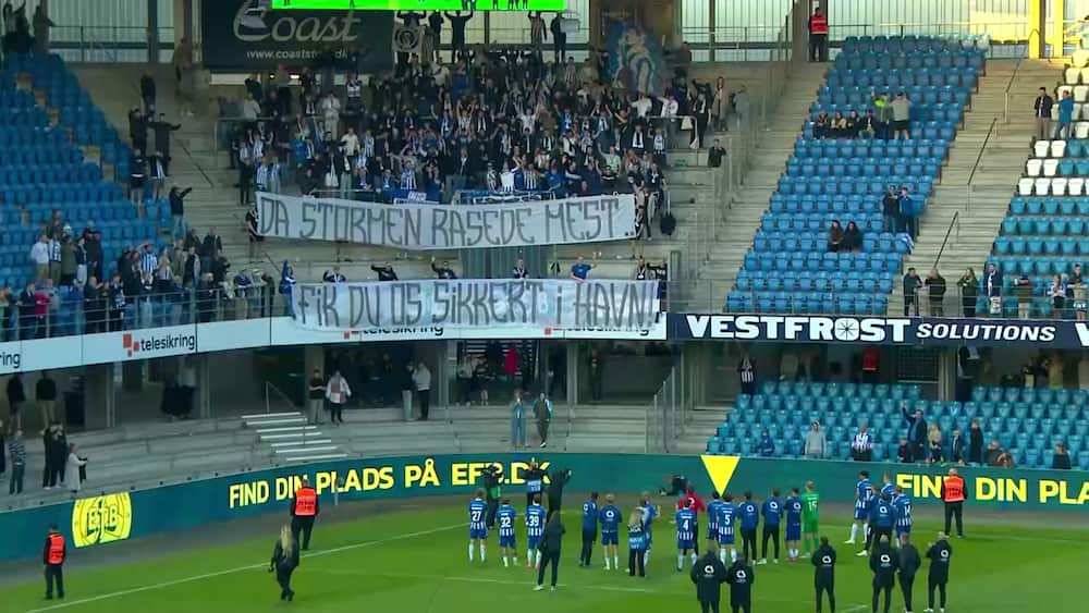 Esbjerg-fans med flot hilsen til afgående Lungi
