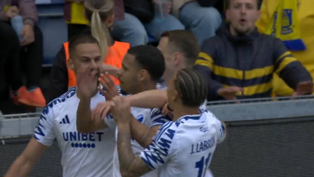 Brøndby-fan spytter efter FCK'ere efter scoring