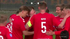 Langskudsmål sender Fredericia foran mod Esbjerg