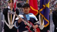 Wow: 14-årig guitarist leverede nationalsangen foran 47.000