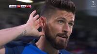 Kan Giroud klaske kuglen i kassen med hælen igen?