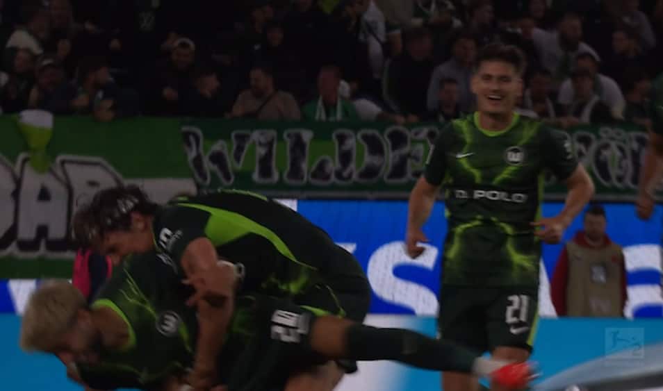 Mæhle assisterer til 4-1 for Wolfsburg