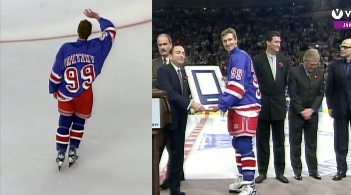 Wayne Gretzky jätti jäähyväiset NHL:lle - Mark Messier ...